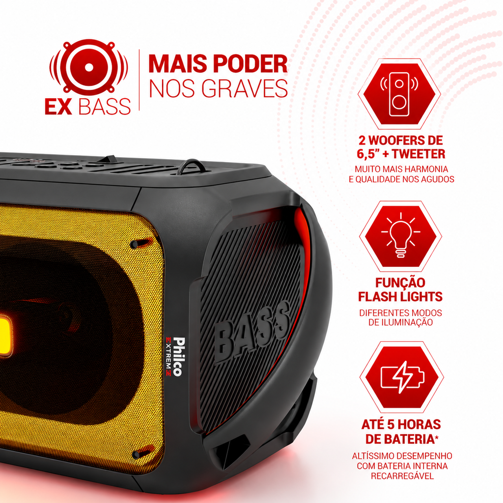 Philco Extreme Ex Bass 650W
