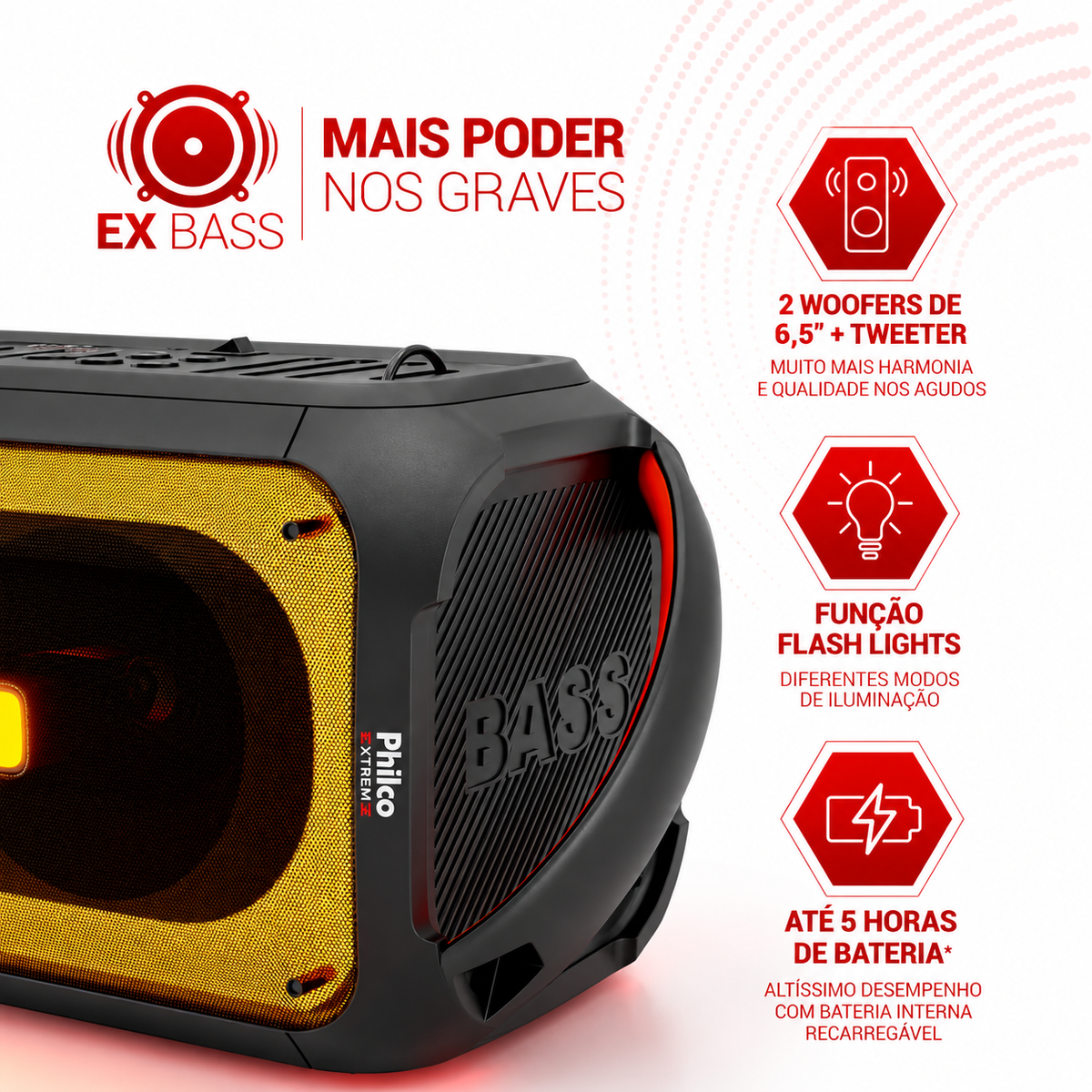 Philco Extreme Ex Bass 650W